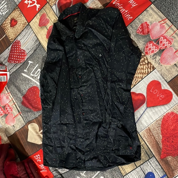 Rampage Other - Black shirt on multicolour dot ( 100% cotton )